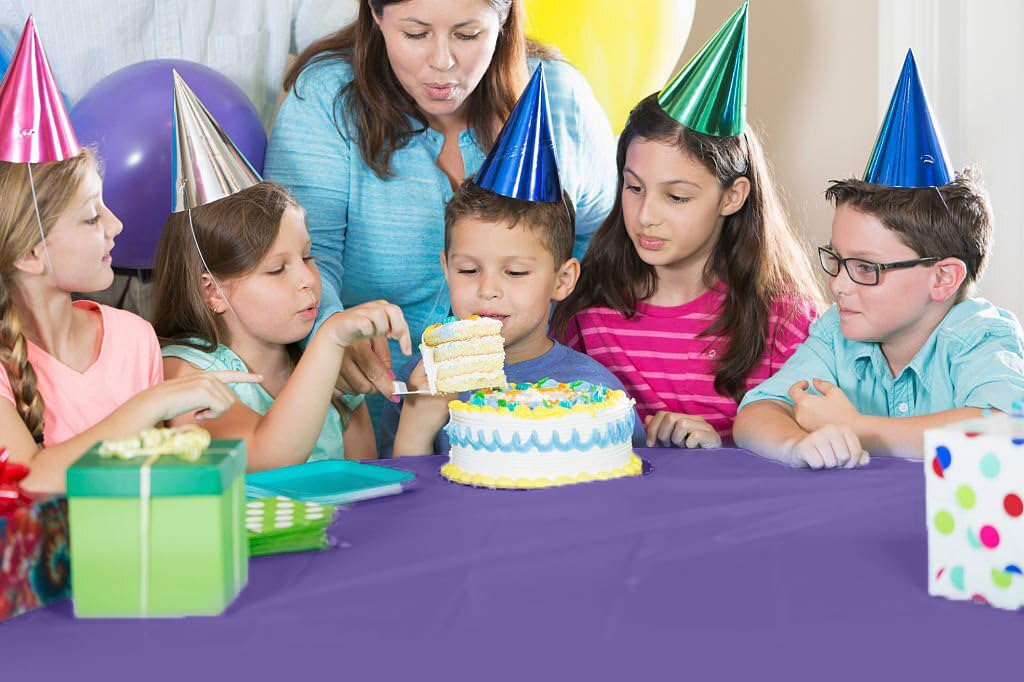 54" X 100' Select A Size Table Cover - Purple