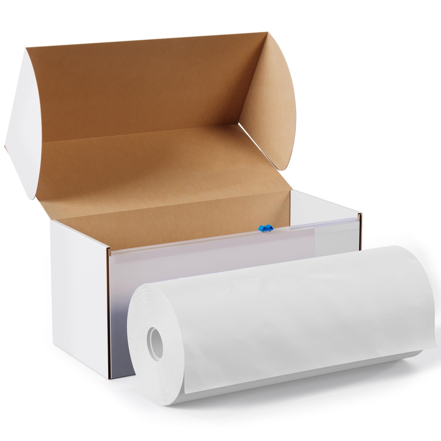 54" X 100' Select A Size Table Cover - White