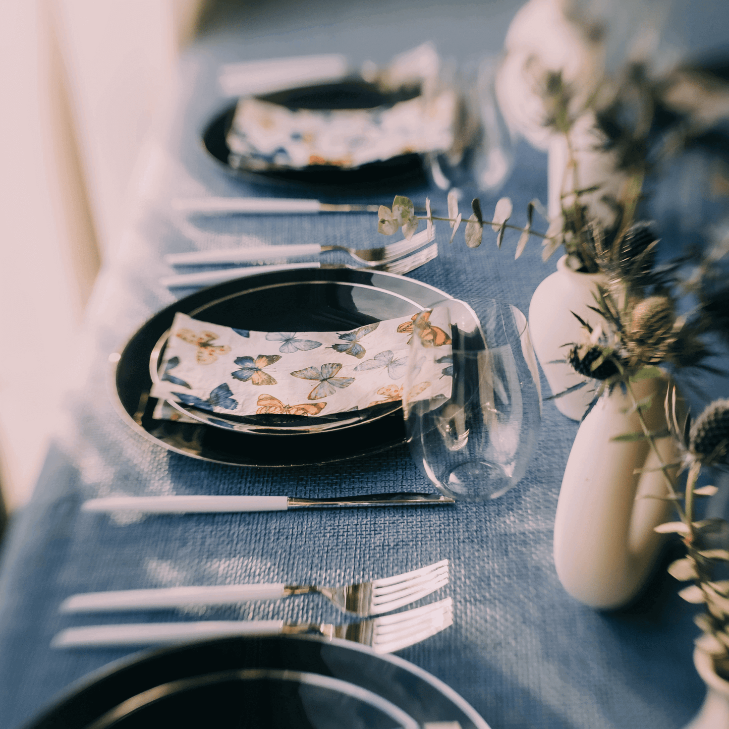 8" Classic Navy Design Plates (10)