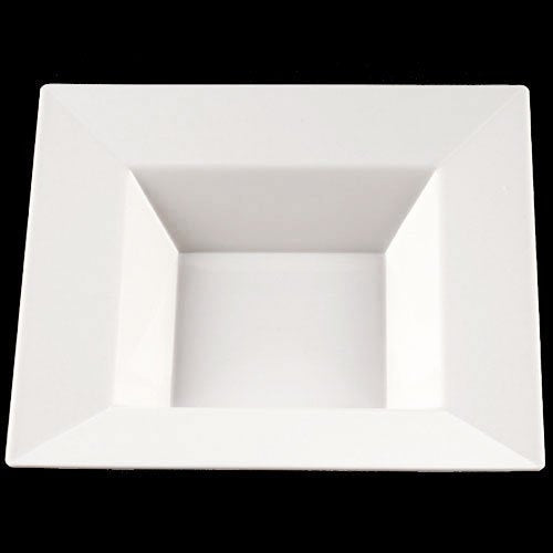 8.5 in.(12oz) White Deep Square Bowl - 10 ct.