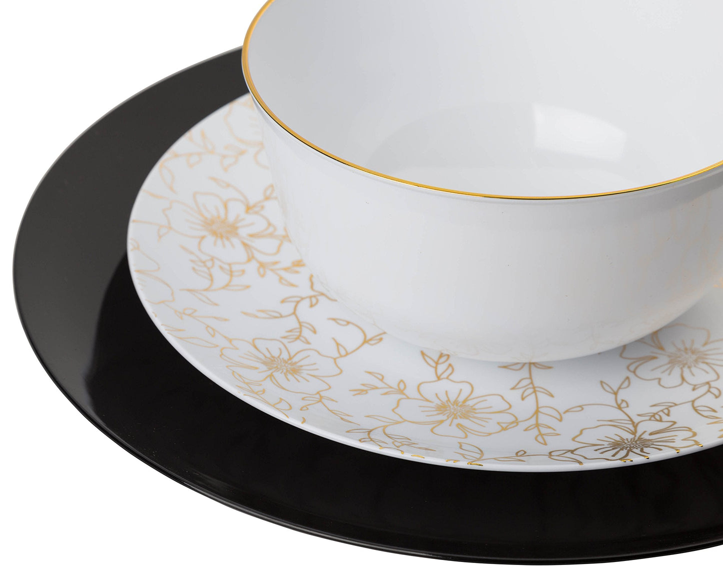 8 In. Versa Design Plastic Plates - 10 Ct.