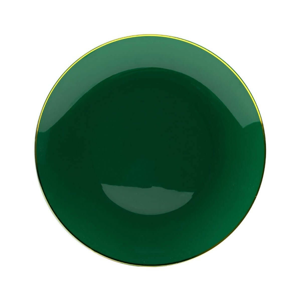 10" Classic Green Design Plates (10)