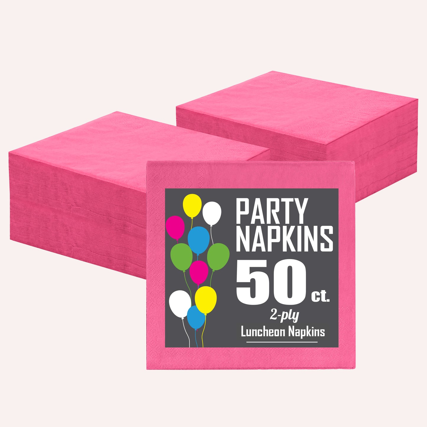 Cerise Luncheon Napkins - 50 Ct.