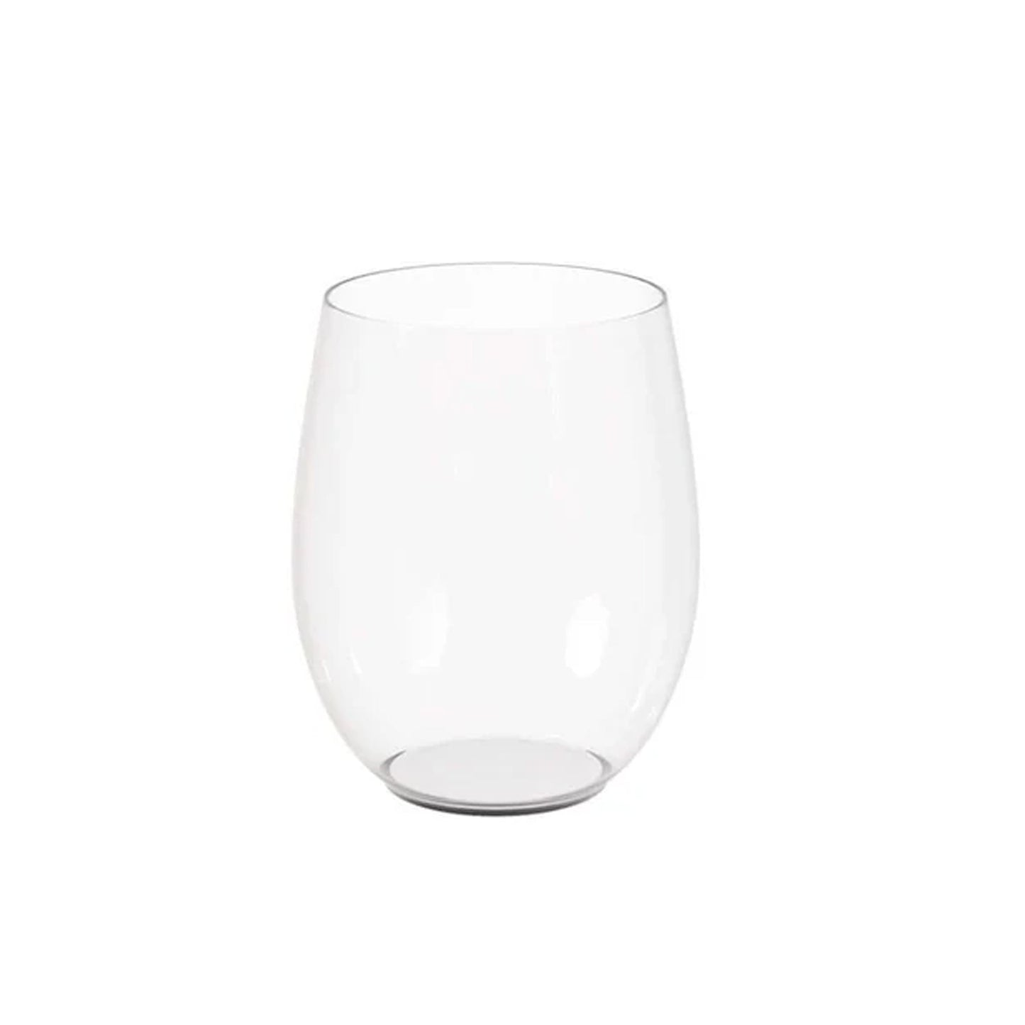 12 Oz. Stemless Wine Tumbler 6 Count | Clear