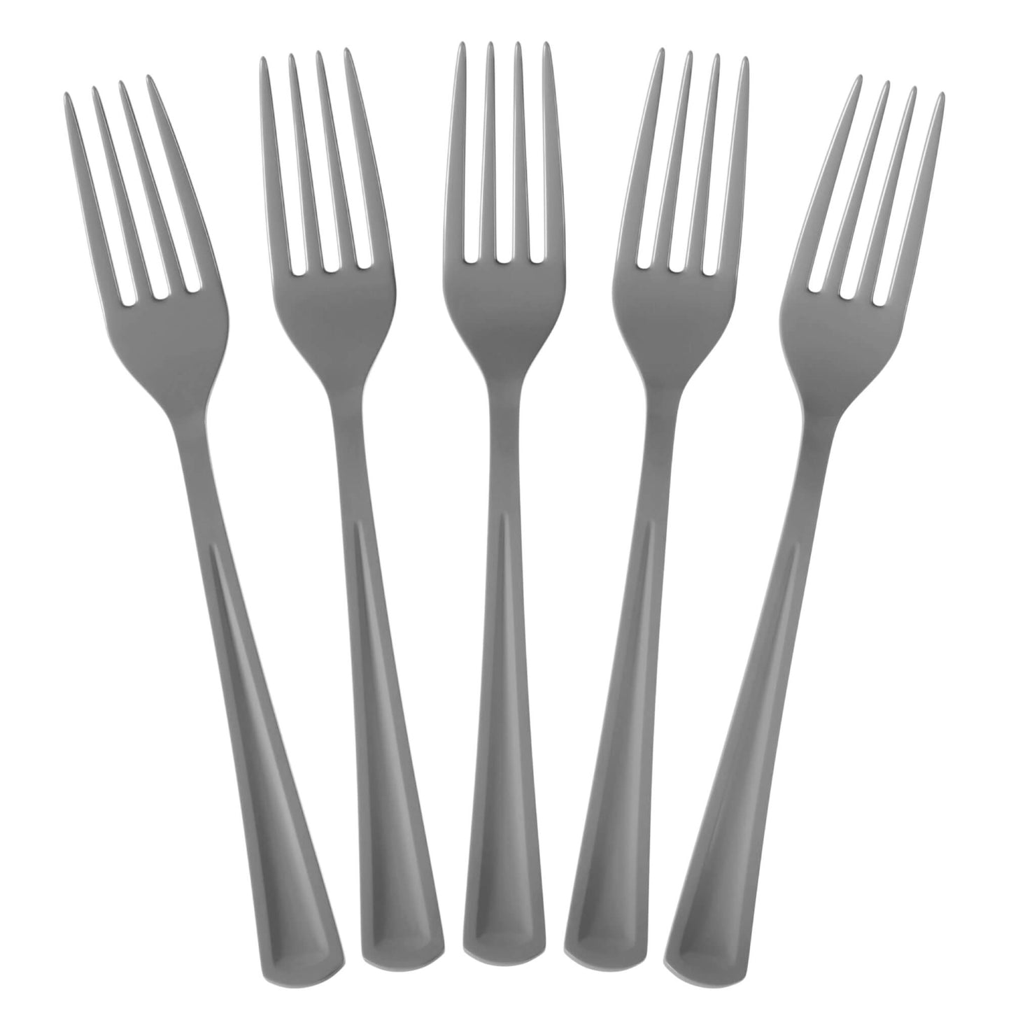 Heavy Duty Silver Plastic Forks - 50 Ct.
