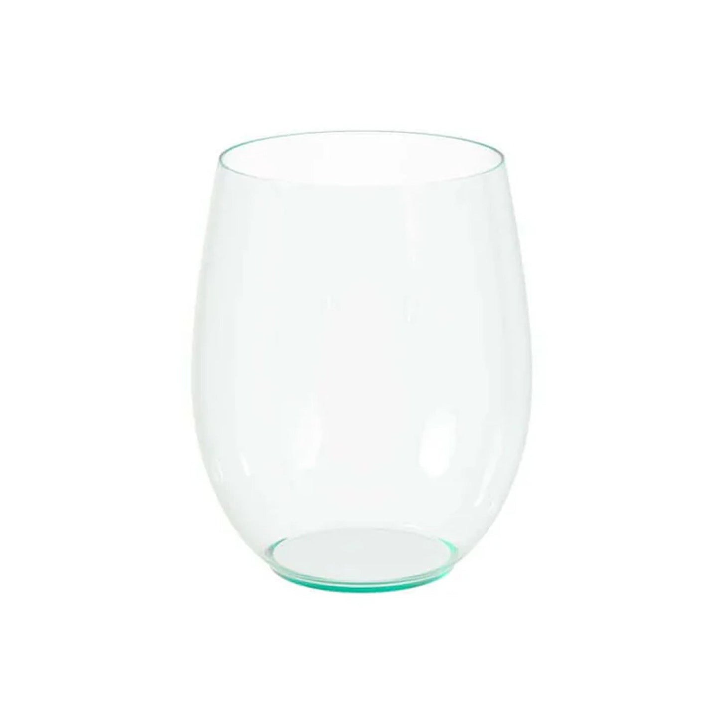 16 Oz. Stemless Wine Tumbler 6 Count | Green Tint
