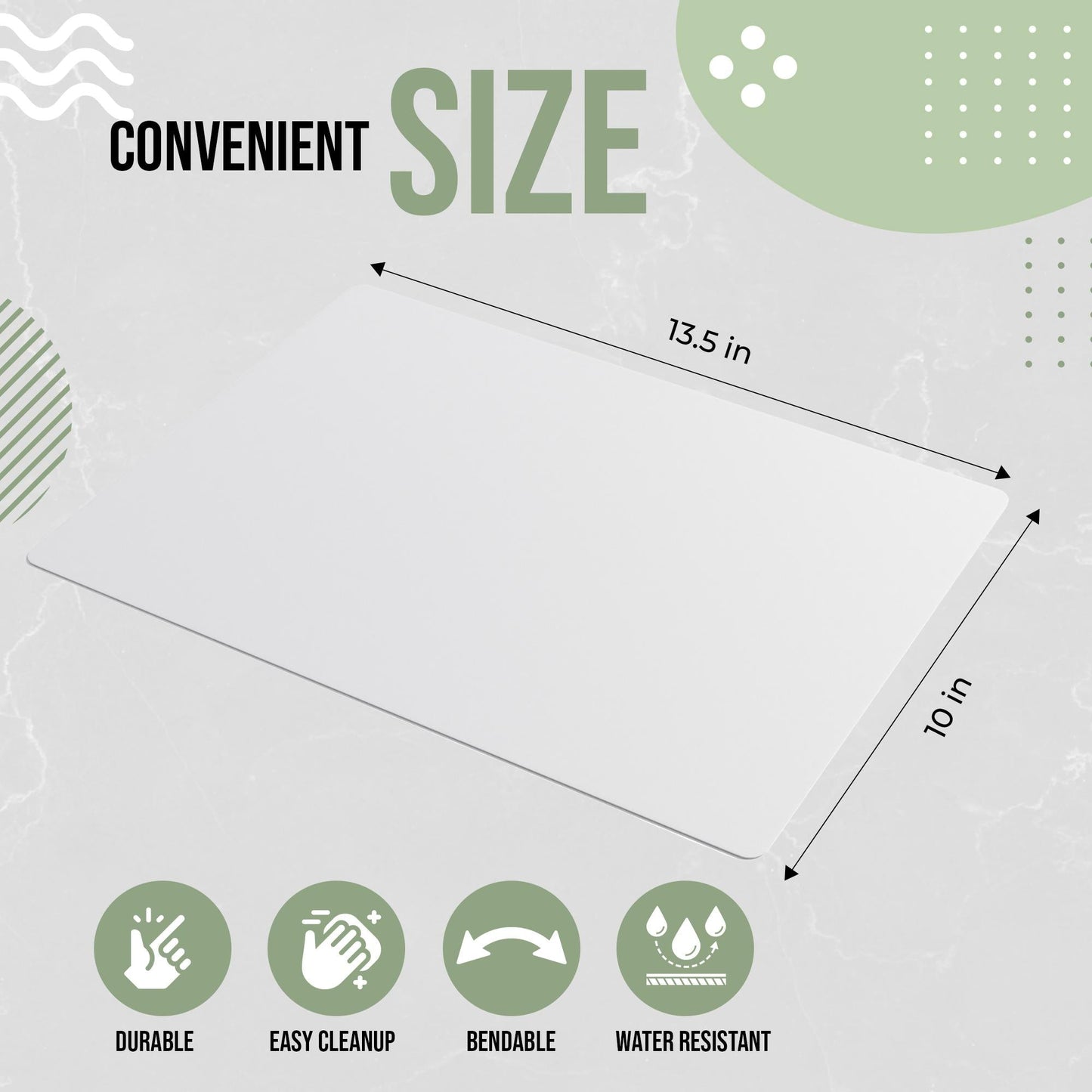 10" x 13.5" Disposable Cutting Sheet 50 Ct.