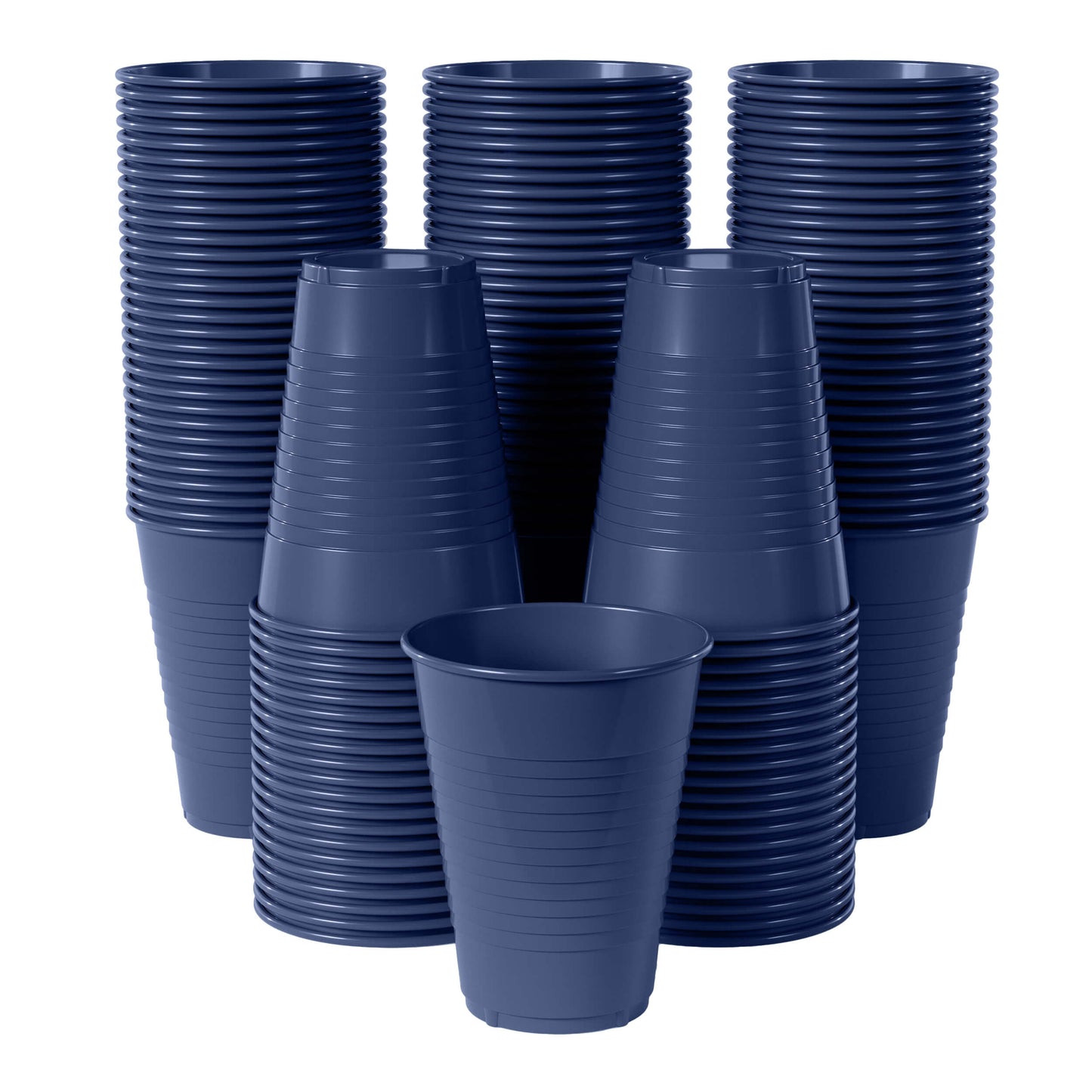 12 oz Navy Plastic Cups - 50 Ct.