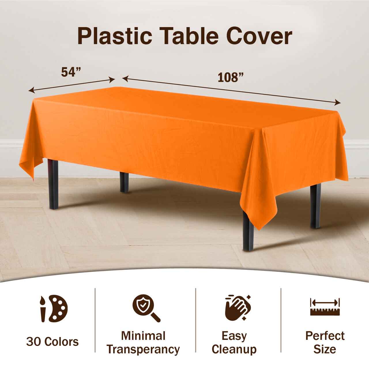 Orange Table Cover
