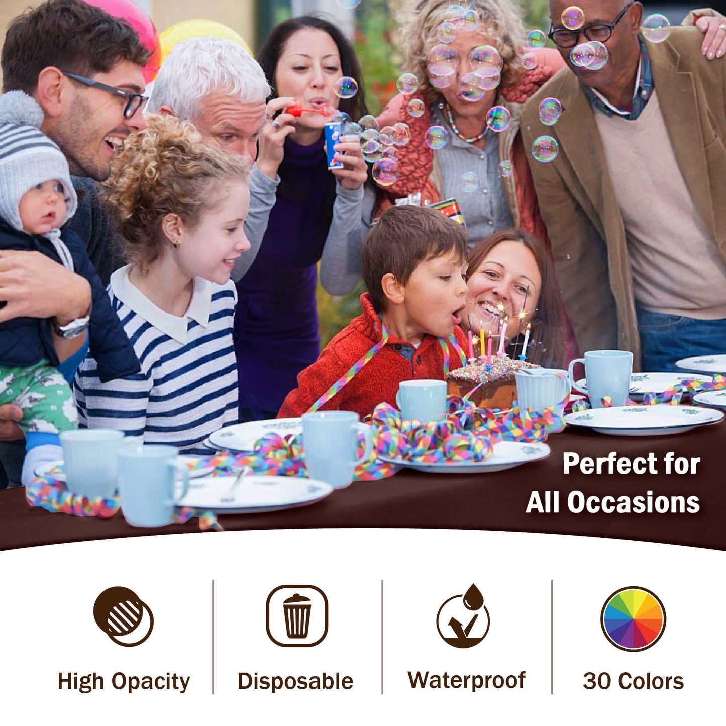 Brown Table Cover