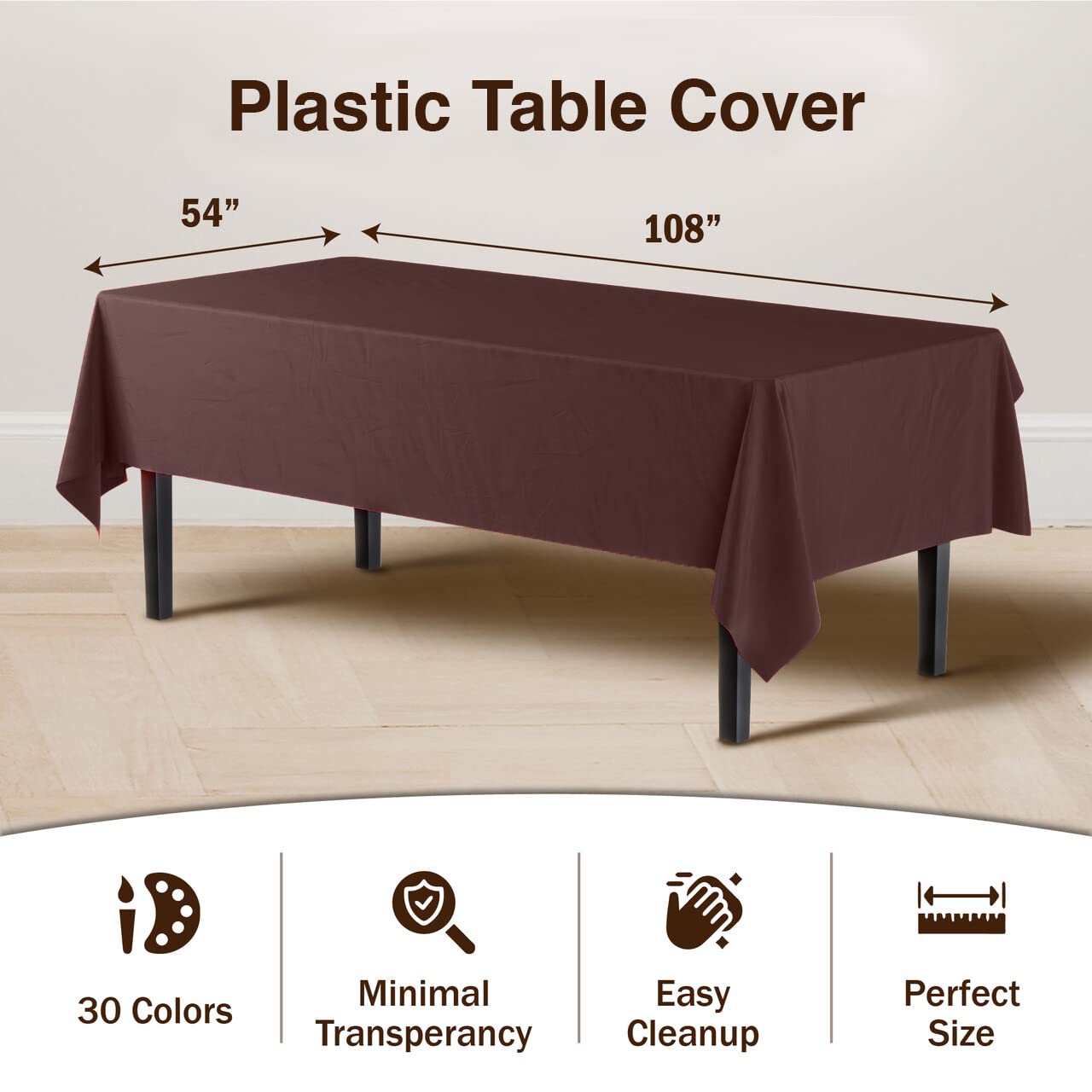 Brown Table Cover