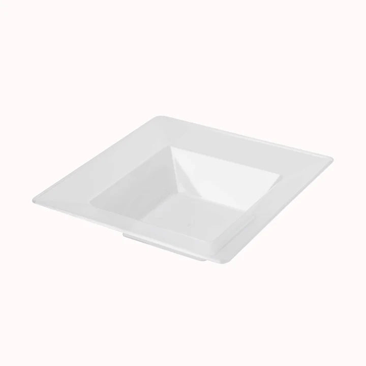 8.5 in.(12oz) Clear Deep Square Bowl - 10 ct.