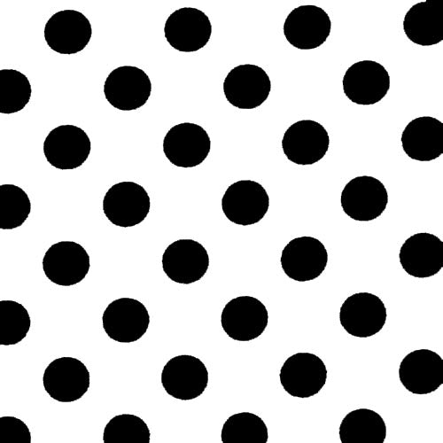 Black Polka Dot Table Cover
