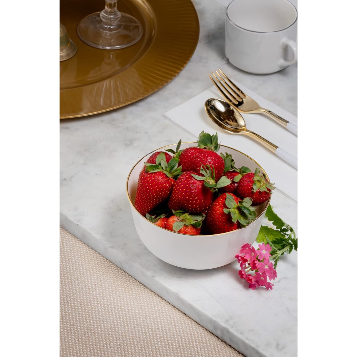 Flora Design Plastic Bowls - 10 Ct.