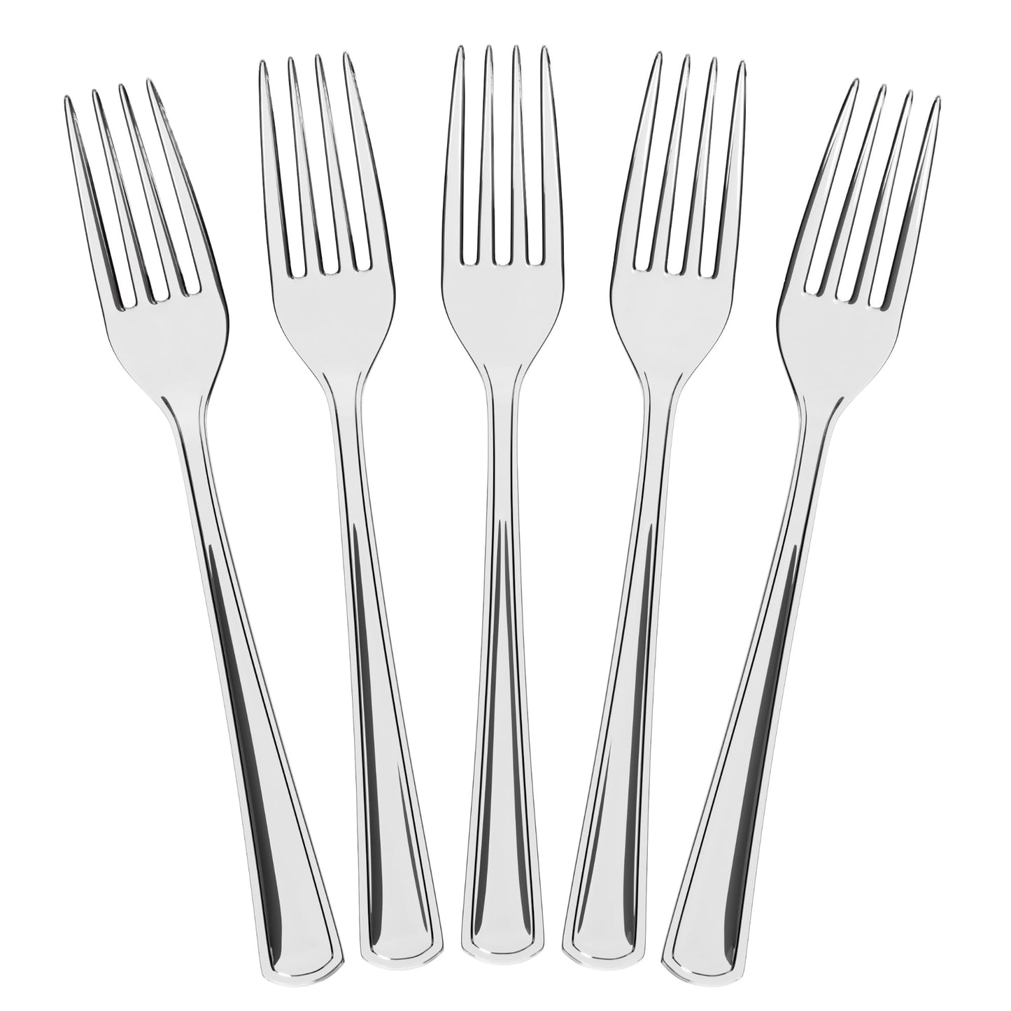 Heavy Duty Clear Plastic Forks - 50 Ct.