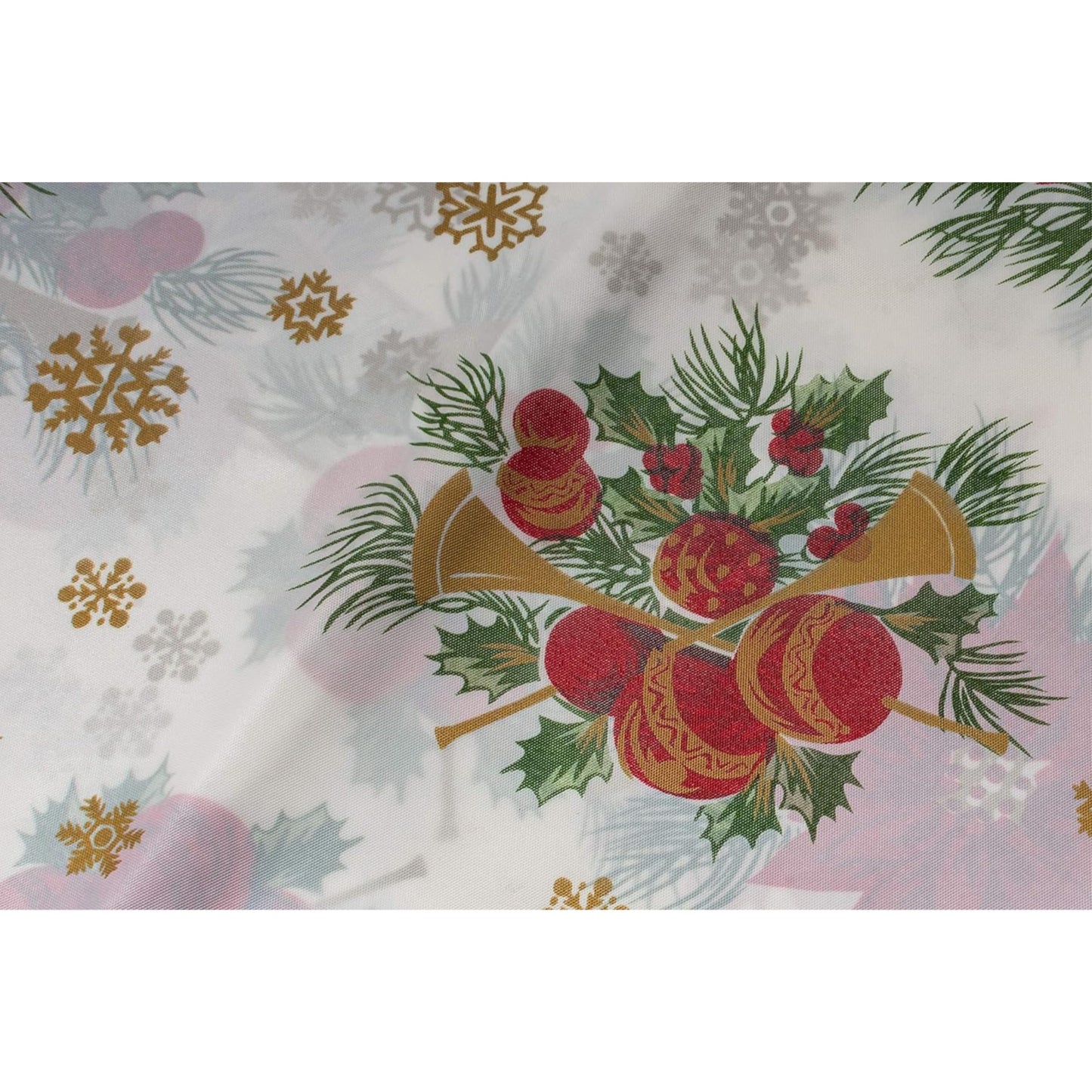 Holiday Printed Table Skirt 14'x29"