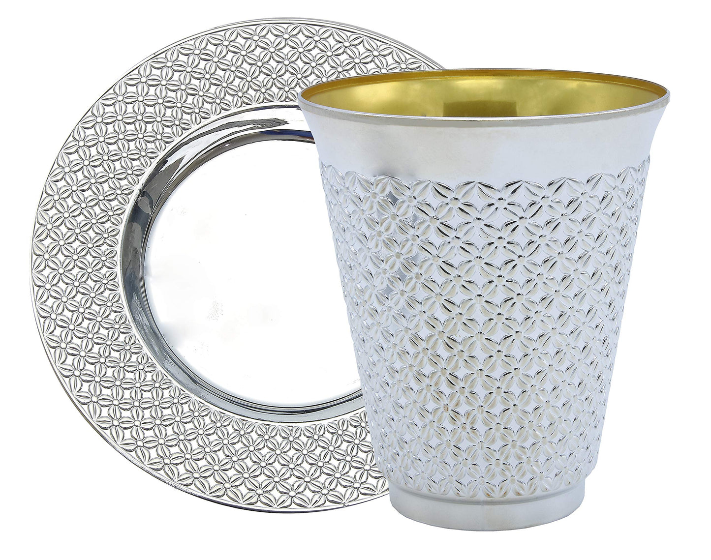 Silver Cup And Plate Set 50 Count 5.5 oz