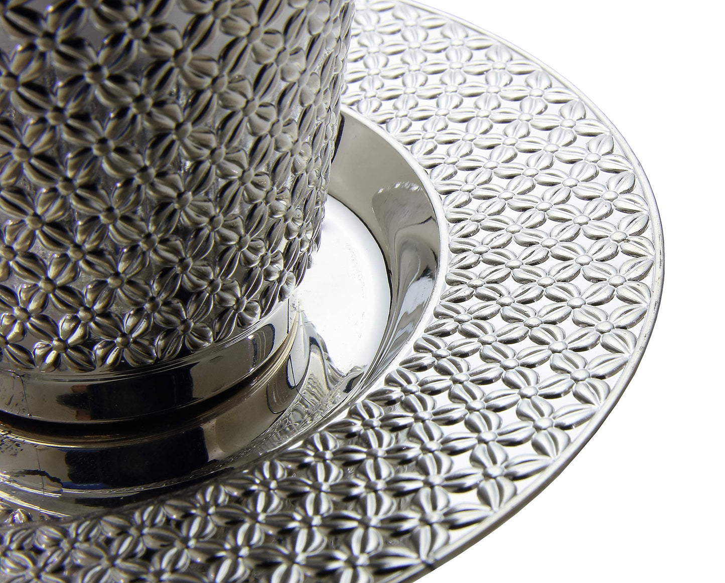 Silver Cup And Plate Set 50 Count 5.5 oz