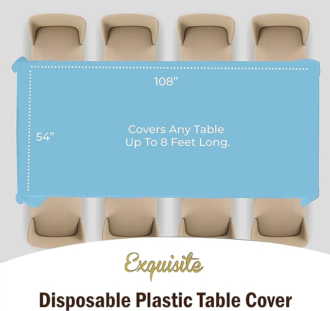 Sky Blue Table Cover