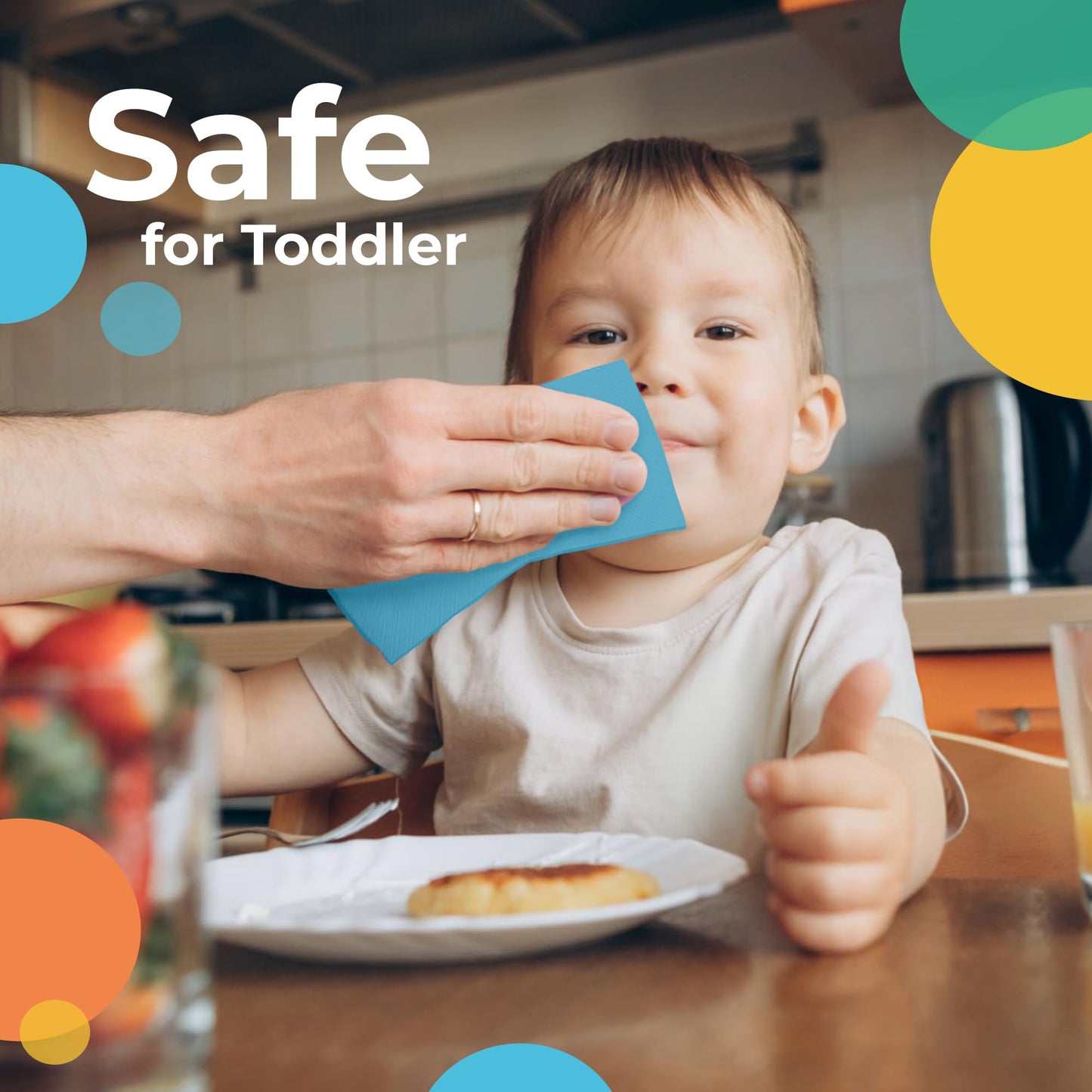 Turquoise Luncheon Napkins - 50 Ct.