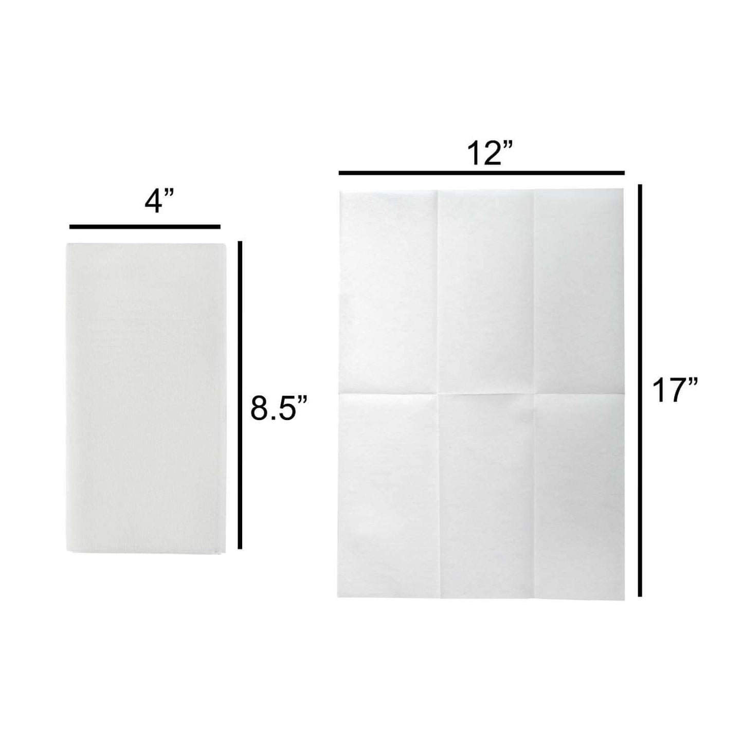 White Airlaid Napkin 100 Count