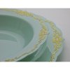 10 In. Robin Blue Victorian Design Plates - 20 Ct.