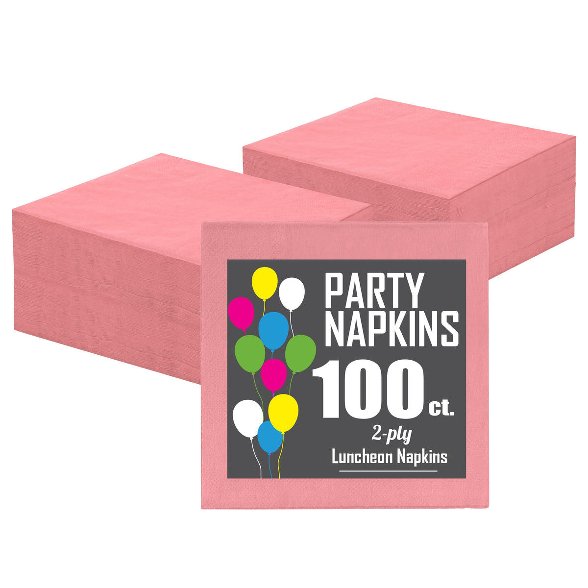 Pink Luncheon Napkins -100 Ct..