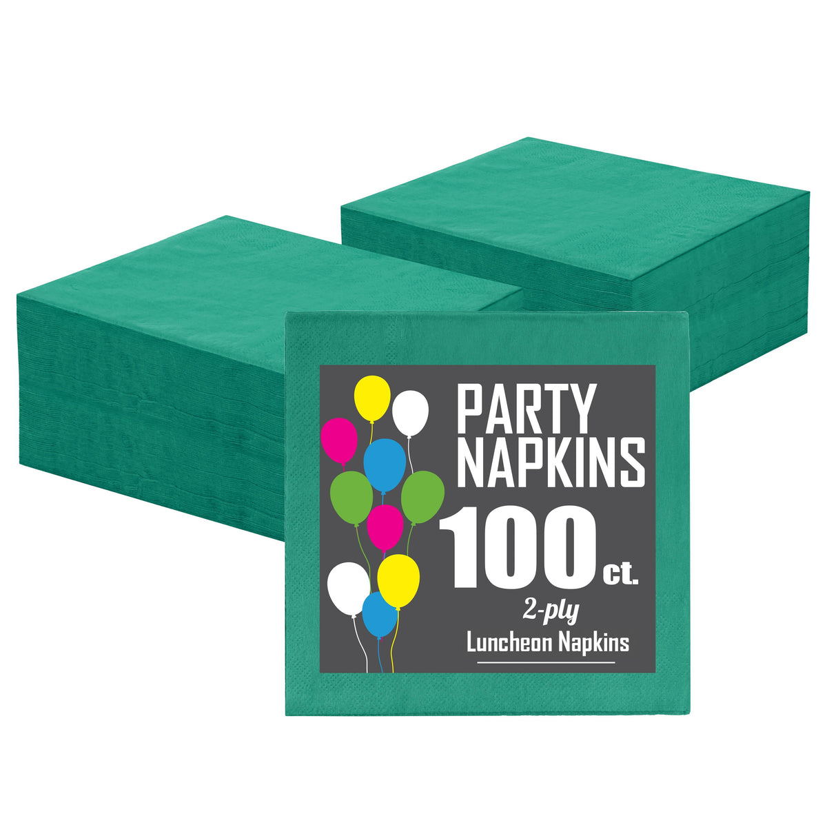 Emerald Green Luncheon Napkins -100 Ct..