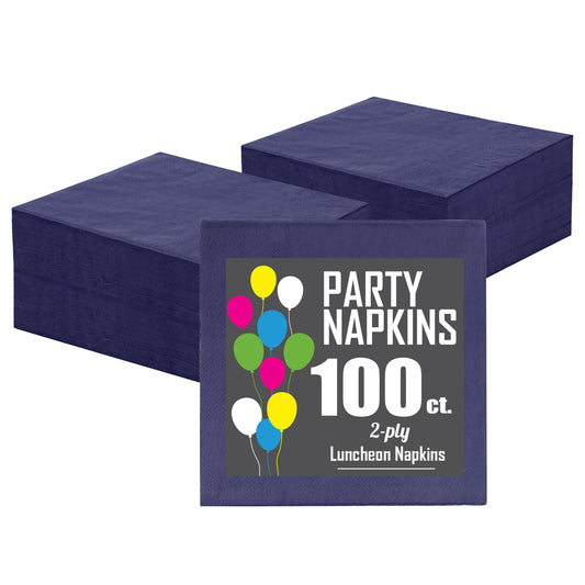 Dark Purple Luncheon Napkins -100 Ct..