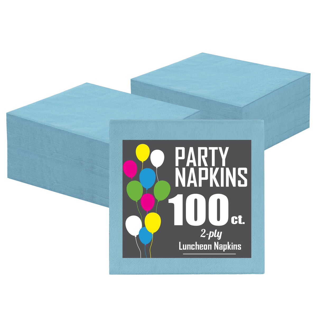 Light Blue Luncheon Napkins -100 Ct..