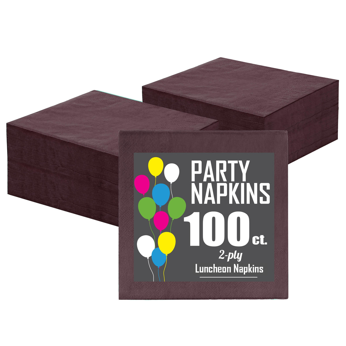 Brown Luncheon Napkins -100 Ct..