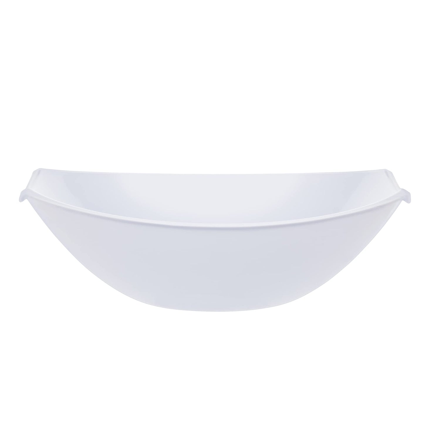 112 Oz. | White Plastic Stadium Bowl | 24 Count