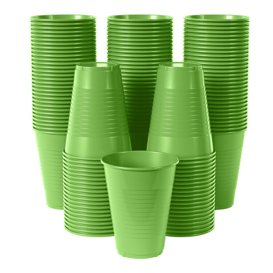 12 Oz. Lime Green Plastic Cups | Case of 600