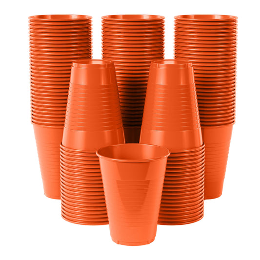 12 Oz. Orange Plastic Cups | Case of 600