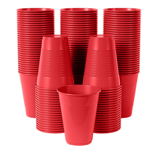 12 Oz. Red Plastic Cups | Case of 600