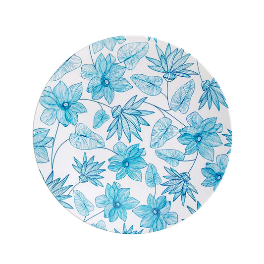 10 In. Bella Design Plastic Plates - 10 Ct.
