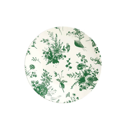 8" Verdure Design Plastic Plates (10)