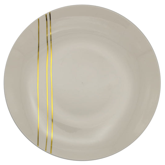 8" Motif Design Plastic Plates (10)