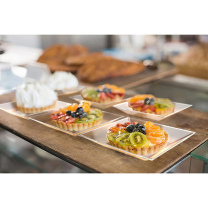 2.75 In. | Clear Square Miniature Plates | 960 Count