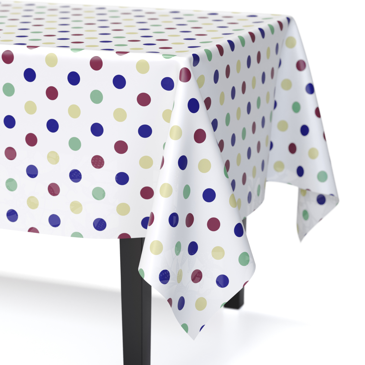 Multi Colored Polka Dot Table Cover | Case of 48