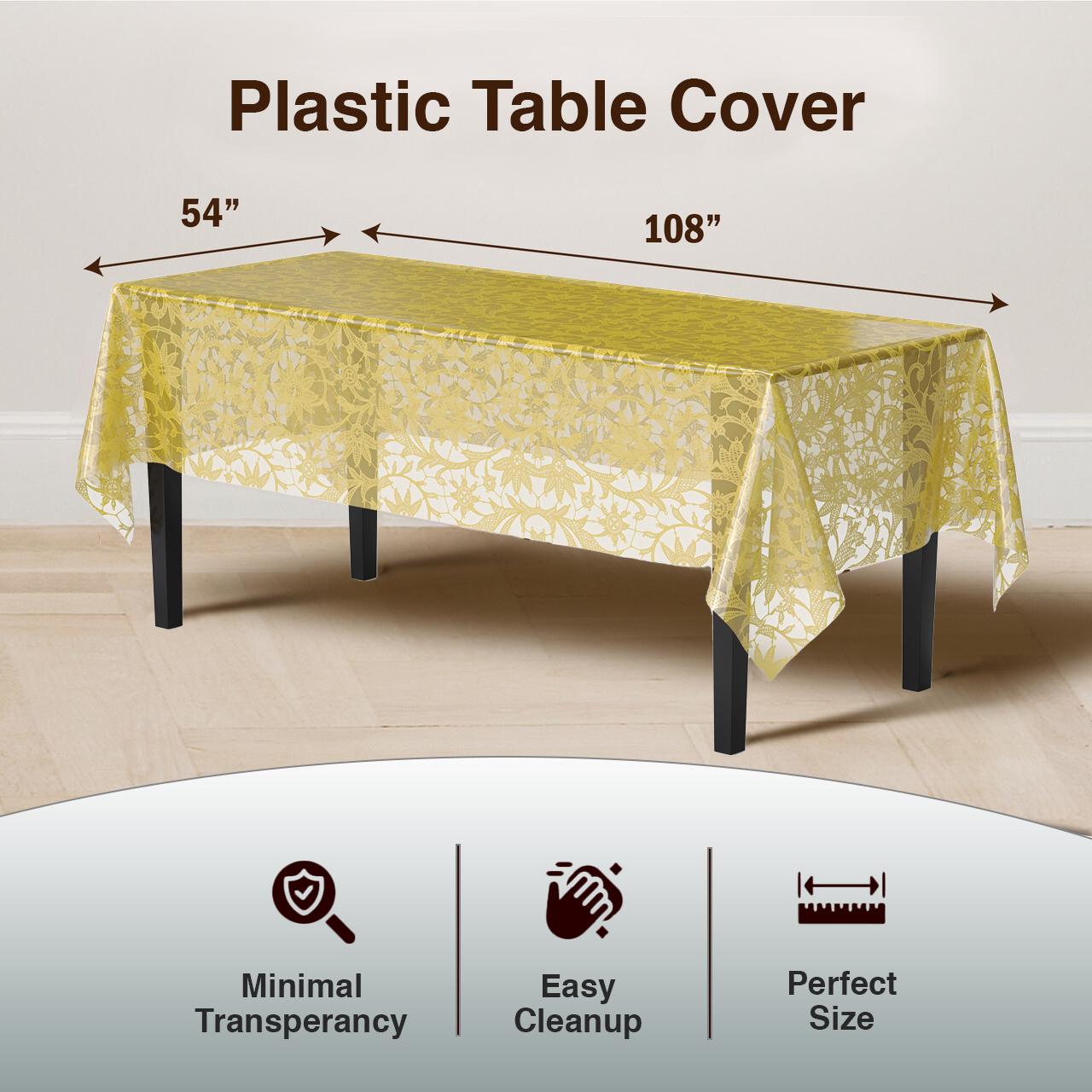 Gold Lace Table Cover | Case of 48