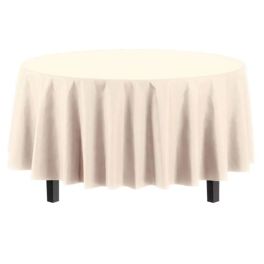 Round Ivory Table Cover | Case of 48