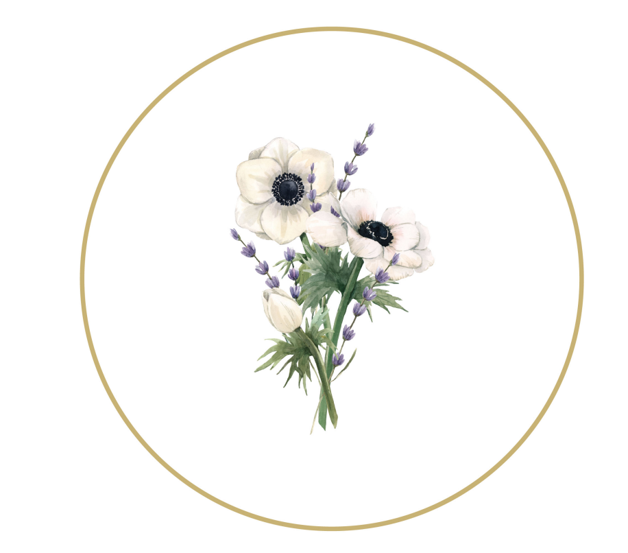 8 In. Earthtrends Anemone Design Plates | 20 Count