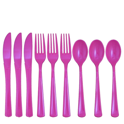 Cerise Cutlery Combo Pack - 24 Ct.