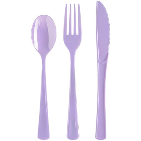 Lavender Cutlery Combo Pack - 24 Ct.