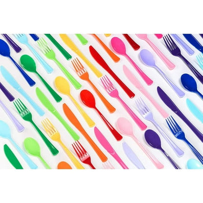 Light Blue Cutlery Combo Pack - 24 Ct.