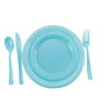 Light Blue Cutlery Combo Pack - 24 Ct.