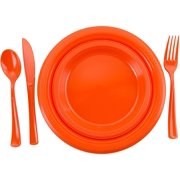 Orange Cutlery Combo Pack - 24 Ct.