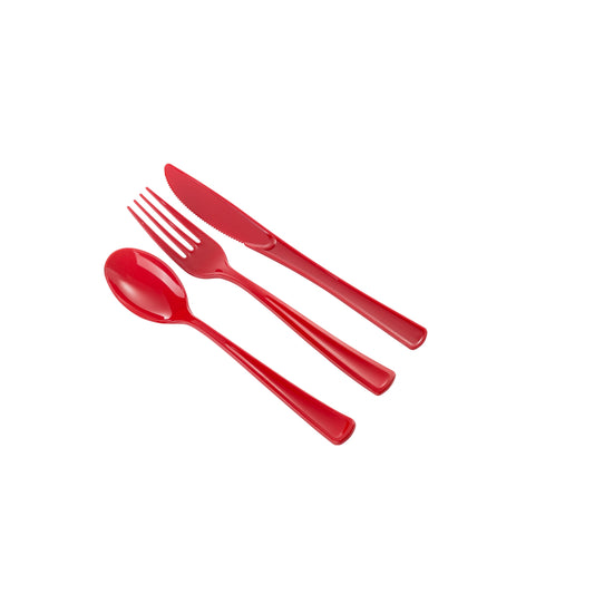 Red Cutlery Combo Pack - 24 Ct.