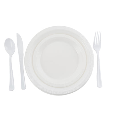 White Cutlery Combo Pack - 24 Ct.